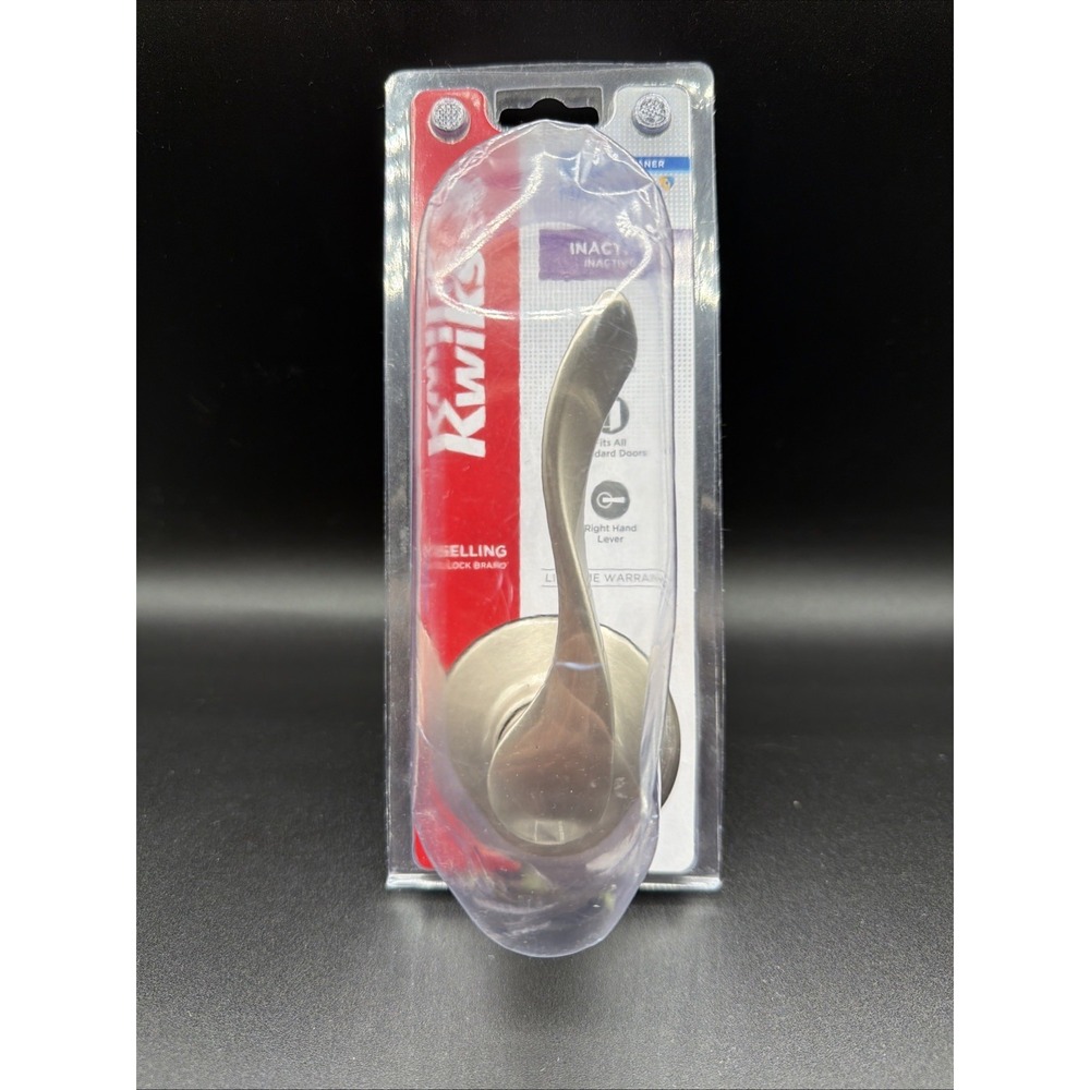 Kwikset Security Balboa Satin Nickel Right-Hand Dummy Door Handle